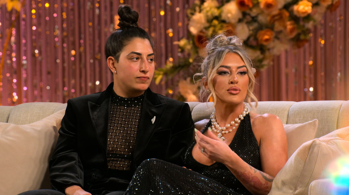 Magan and Dayna in The Ultimatum: Queer Love reunion